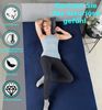 MALIKA® Premium warme Spannbettlaken Cashmere-Touch Bettlaken Jersey Fleece Spannbetttuch Laken, Farbe:Navy-Blau, Größe:90-100x200 cm Bild 2