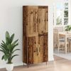 vidaXL Highboard Altholz 69,5 x 34 x 180 cm Holzwerkstoff 3415687 Bild 4