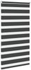 vidaXL Doppelrollo Schwarz 85x150 cm Stoffbreite 80,9 cm Polyester 4014232 Bild 4