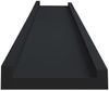 vidaXL Bilderleisten 2 Stk. Schwarz 80x9x3 cm MDF 323933 Bild 5