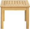 vidaXL Couchtisch Helles Akazienholz 45 x 45 x 36 cm Massivholz Akazie 42026778 Bild 3