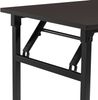 neu.haus 'Alta' Schreibtisch klappbar, dunkelbraun/ schwarz, 120x60 cm Bild 5