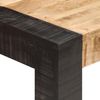 vidaXL Esstisch 140x70x76 cm Raues Mango-Massivholz 289654 Bild 5