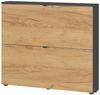 Schuhschrank vito Renell, Holzwerkstoff, Grau, Holzfarben, 100 x 85 x 19 cm Bild 4