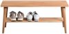Bank Garderobenbank Sitzbank RUDI 90x30 cm Wildeiche Massiv geölt Bild 2