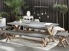 Gartenbank OLBIA 200 cm Beton Grau Bild 3
