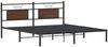 vidaXL Bettgestell ohne Matratze Braun Eichen-Optik 183x203 cm 4106845 Bild 3