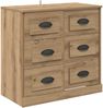vidaXL Sideboard Artisan-Eiche 70 x 35,5 x 67,5 cm Holzwerkstoff 881427 Bild 2
