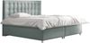 99rooms Riverside Boxspringbett Strukturstoff 180x200 cm Hellgrau Bild 3
