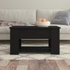 vidaXL Couchtisch Schwarz 79 x 49 x 41 cm Holzwerkstoff [809711] Bild 3