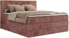 Boxspringbett, Doppelbett mit zwei Bettkästen und Multipocket-Matratze, Cord Bett - TILIANO KING - 160 x 200 cm - Rosa Cord - H4 Bild 5