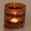 Marokkanisches Mosaik Windlicht Rayan Gelb M Bild 2