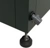 Hochbeet HWC-O85, Metallhochbeet Blumenkasten Pflanzkübel Stauraum, Metall 47kg 91x161x51cm ~ grün Bild 5
