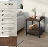 tectake Beistelltisch Derby (1-St, 1 tlg), Ablage aus MDF-Platte mit schöner Maserung Bild 2
