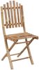 vidaXL Klappbare Gartenstühle 2 Stk. mit Kissen Bambus 3064013 Bild 4