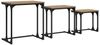 vidaXL Nesting Couchtisch 3 pcs Artisan-Eiche Holzwerkstoff 883532 Bild 2