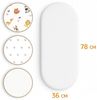 Totsy Baby Spannbettlaken Kinderwagen Stubenwagen Set - 2 x Bezug + wasserdicht Matratzenschoner Bild 2