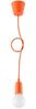 Pendelleuchte, Orange, PVC, H 90 cm Bild 4