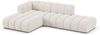 Micadoni Modulares Ecksofa offen Lupine 5-Sitzer Links Chenille Eden Helles Beige Bild 2