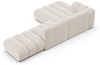 Micadoni Modulares Ecksofa offen Lupine 5-Sitzer Links Chenille Eden Helles Beige Bild 4