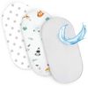 Totsy Baby Spannbettlaken Spannbettlaken Kinderwagen Stubenwagen Set - 2 x Bezug + wasserdicht Bild 5