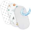 Totsy Baby Spannbettlaken Spannbettlaken Kinderwagen Stubenwagen Set - 2 x Bezug + wasserdicht Bild 4