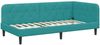 vidaXL Eckbettgestell Türkis 90 x 190 cm Samt 42016604 Bild 2