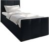 AX LIVING Levente Boxbett mit Bettkasten 80x200 Boxspringbett Schwarz Bild 2