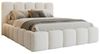 Deine Möbel 24 Polsterbett VIVIAN Bett Komplettbett Bouclé mit Bettkasten und Lattenrost (Set, 3-tlg, Bubble Bett in Beige / Creme / Grau / Hellgrau / Dunkelgrau / Weiß), 140x200 160x200 180x200 200x200 cm Bild 4