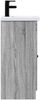 vidaXL Badezimmerschrank mit Waschbecken Grau Sonoma 42 x 40 x 84,5 cm 890060 Bild 5