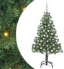vidaXL Weihnachtsbaum mit 300 LEDs mit Ständer Grün 210 cm PVC 3396391 Bild 2