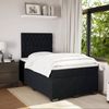vidaXL Boxspringbett mit Matratze Schwarz 120x190 cm Samt 3293166 Bild 4