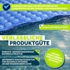 tillvex® Premium Pool Solarabdeckplane 400 µm Rechteckig 549x274 cm | Solarfolie Wärmeplane zuschneidbar | Solarplane Solarabdeckung | Poolheizung Poolsolarplane für Wassererwärmung Bild 4