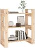 vidaXL Bücherregal/Raumteiler 80 x 35 x 91 cm Massivholz Kiefer 813899 Bild 4