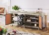 Sideboard Mango 183x46x92 grau lackiert HERMITAGE #010 Bild 4
