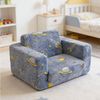 MODFU Sofa Kinder-Schaumstuhl, Leuchtender Weicher Plüschtier-Kindercouch-Sofa (aufklappbar),Bequemer Babyliegenstuhl. 1 Teile Bild 3