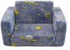MODFU Sofa Kinder-Schaumstuhl, Leuchtender Weicher Plüschtier-Kindercouch-Sofa (aufklappbar),Bequemer Babyliegenstuhl. 1 Teile Bild 2