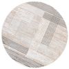 Tapiso Designteppich CRYSTAL, rund, Höhe: 8 mm, Kurzflor Schimmereffekt, pflegeleicht, allergikergeeignet Bild 4