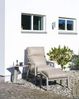 Gartenhocker Slide aus Aluminium mit Kissen, modern, Taupe Beige, Outdoor geeignet Bild 2