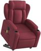 vidaXL Elektrischer Massagesessel mit Aufstehhilfe Weinrot Stoff 3204521 Bild 3