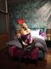 PLAYBOY - Boxspringbett "AUDREY" 180x200 Samtstoffbezug mit Diamond Stitching Bild 3