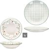 12tlg Tafelservice Holly 6 Pers. Essteller Suppenteller Weihnachten Mistelzweig Bild 4