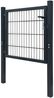 vidaXL 2D Gartentor (Einzeln) Anthrazitgrau 100x80 cm 141740 Bild 3