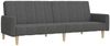 vidaXL Schlafsofa 2-Sitzer Dunkelgrau Stoff 375759 Bild 2