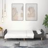 vidaXL Schlafsofa 2-Sitzer Dunkelgrau Stoff 375759 Bild 3