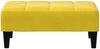 vidaXL Fußhocker Gelb 77x55x31 cm Samt 4007370 Bild 4