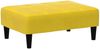 vidaXL Fußhocker Gelb 77x55x31 cm Samt 4007370 Bild 2