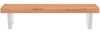 vidaXL Waschbeckenregal Wandmontage Stahl und Massivholz Buche 3302374 Bild 4