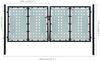 vidaXL Schwarzes Einzeltor für Zäune 300 x 125 cm 141692 Bild 5