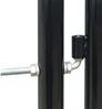 vidaXL Schwarzes Einzeltor für Zäune 300 x 125 cm 141692 Bild 3